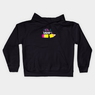 Oh Snap Kindergarten Teacher Kids Hoodie